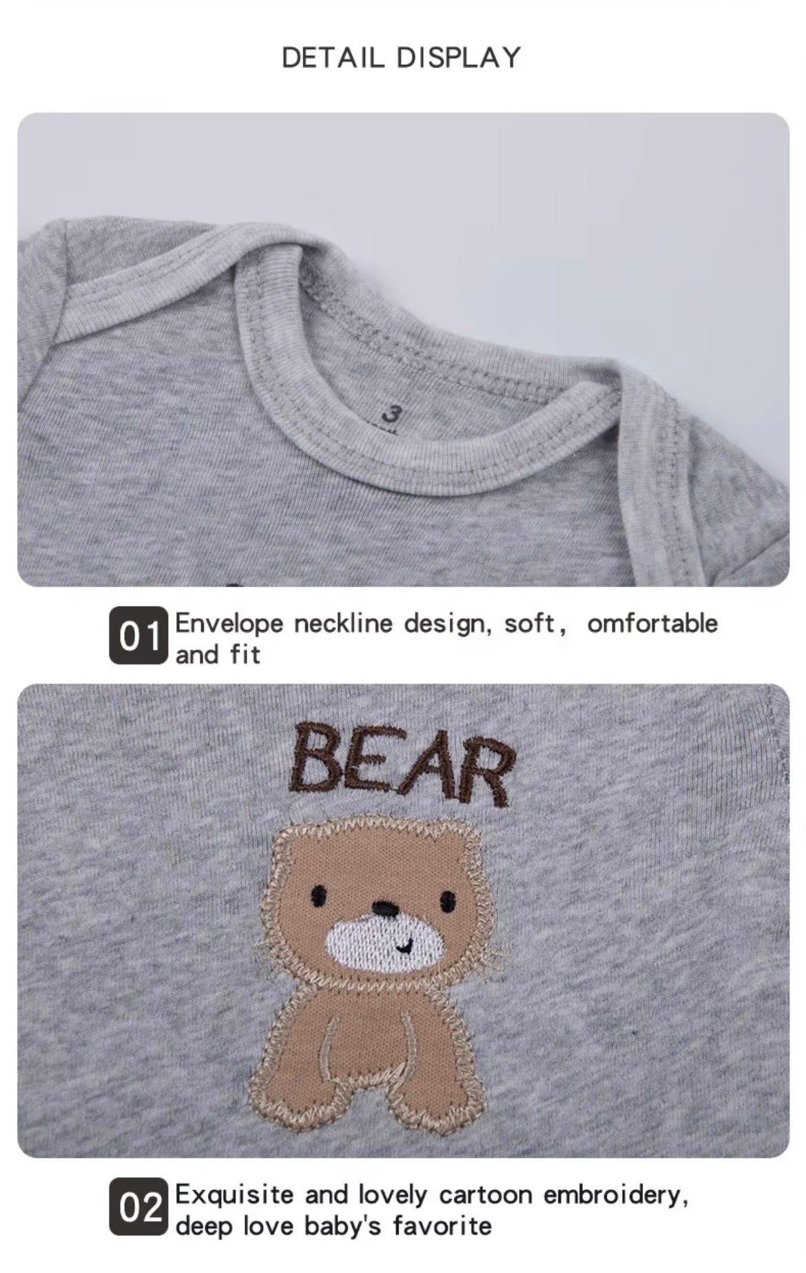 Baby Bodysuit Gift Pack β 0β3 Months (Boy)